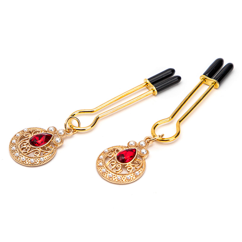 Red Diamond Nipple Clamps