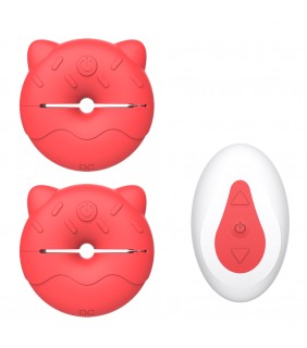 Wireless Control Nipple Vibrator - Donut