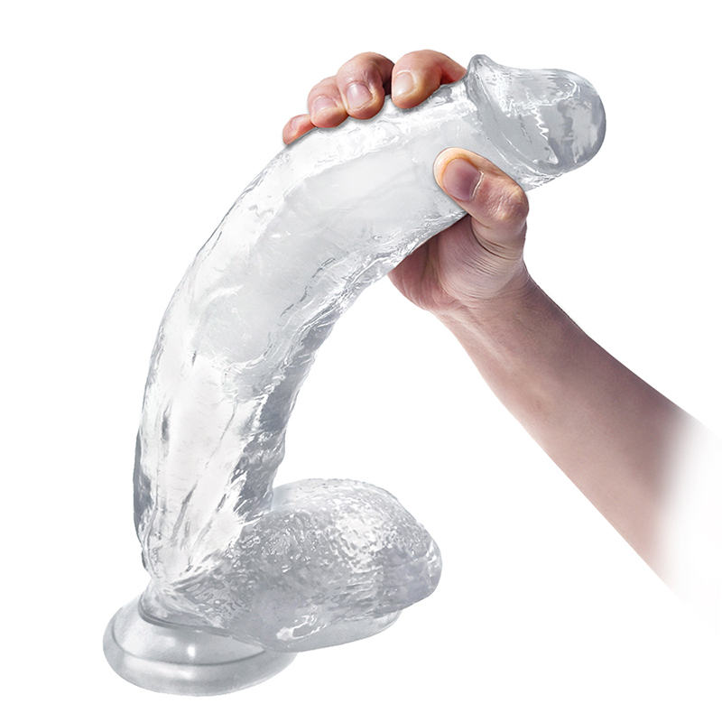 PVC Transparent Dildo - 30cm