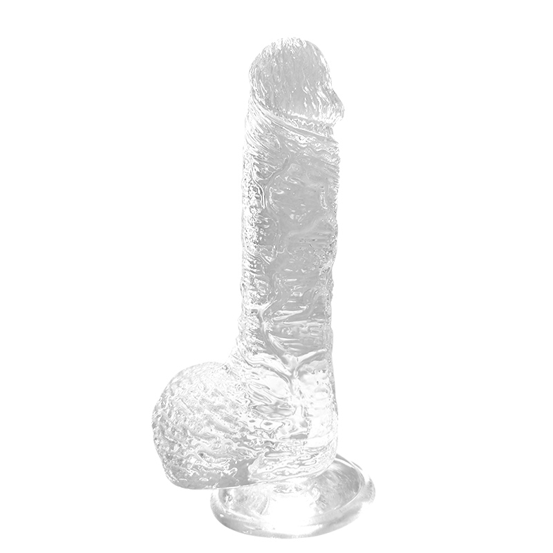 Transparent Realistic Dildo - Clear