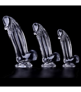 Clear Realistic Dildo