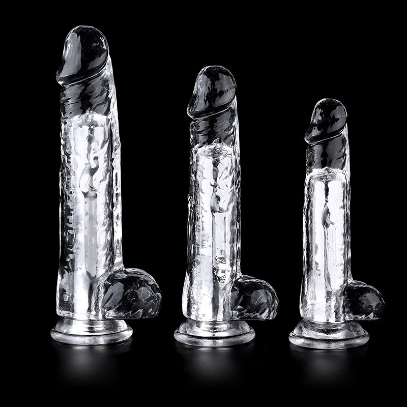 Clear Dildo with Bullet