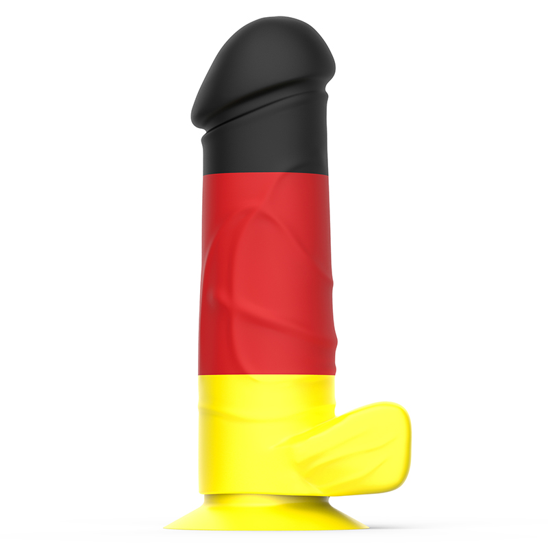 Realistic Mixcolor Silicone Dildo