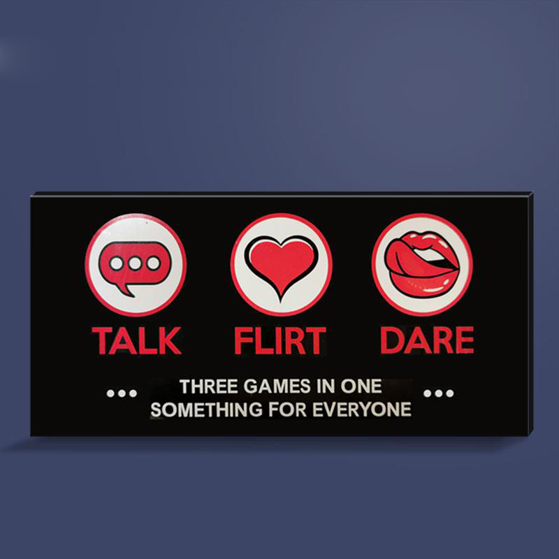 Talk-Firt-Dare Game Card