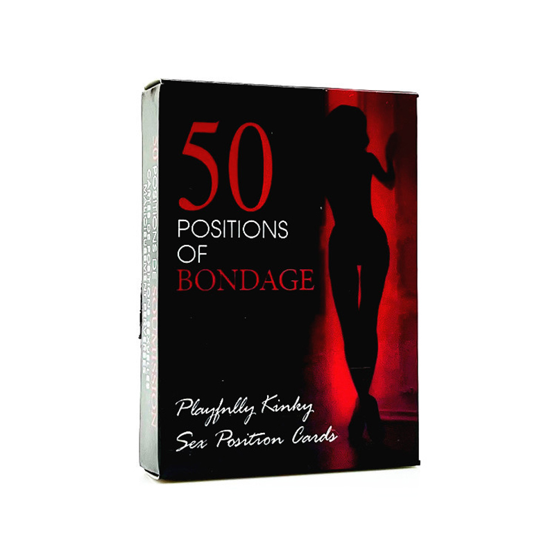 50 Bondage Positions Game Card