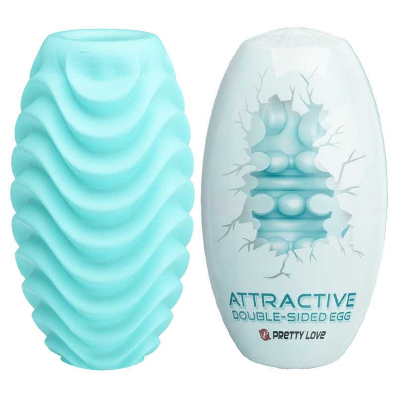Double-sided Egg Stroker in Green