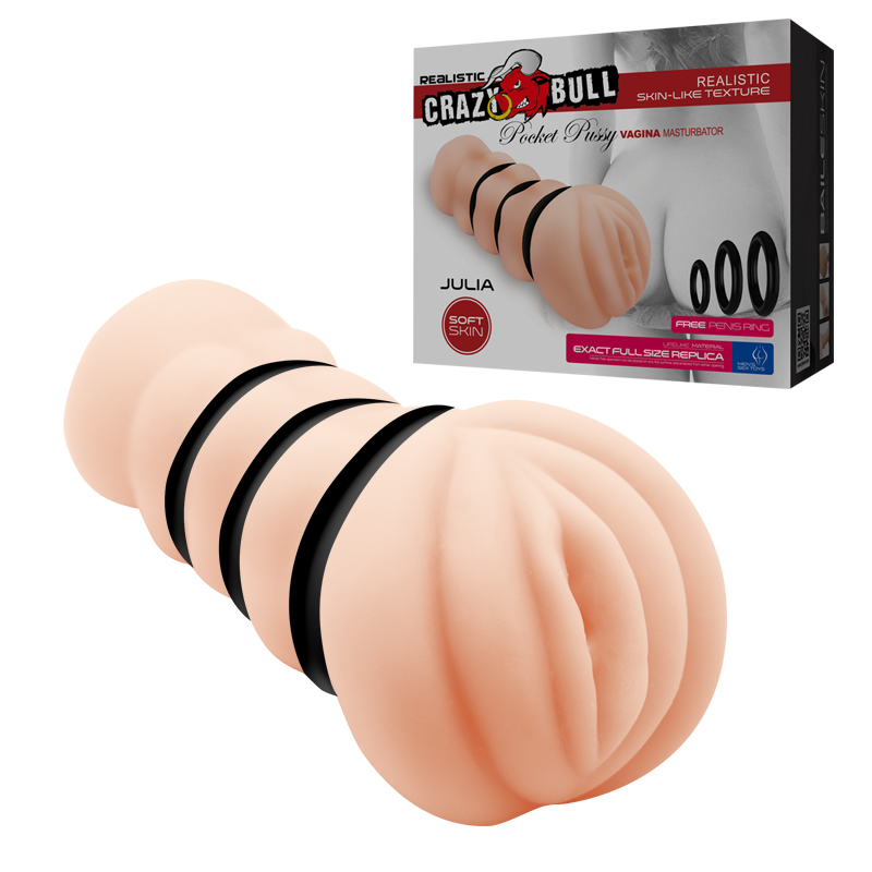 3D Pocket Stroker with 3 Rings II