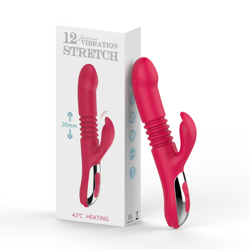 Pleasure Tide Thrusting and Heating Rabbit Vibrator