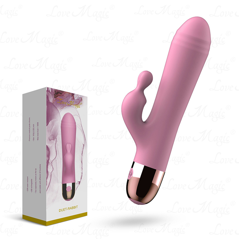 Dual Motors Duet-Rabbit Vibrator