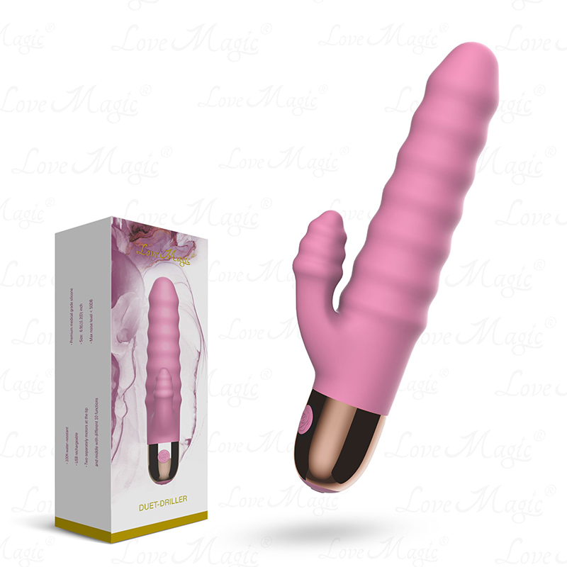 Dual Motors Drill Rabbit Vibrator