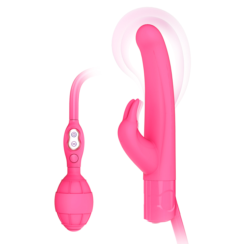 Inflatable Rabbit Vibrator - Steele