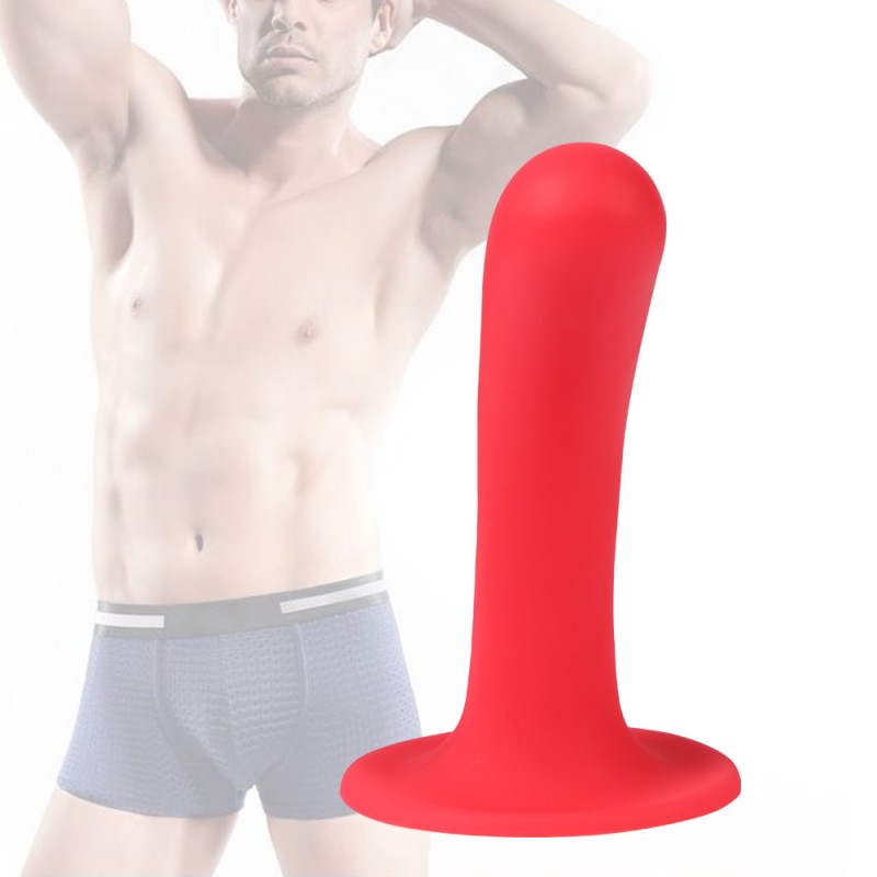 17cm Red Silicone Dildo