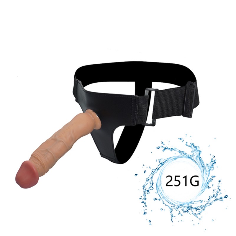 18.5cm Silicone Dildo Strap-on