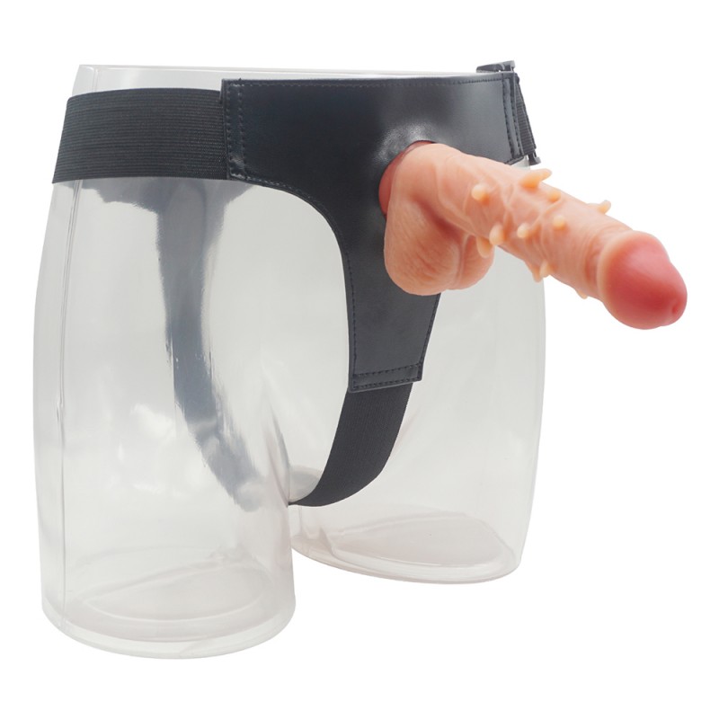 20cm Silicone Spiked Dildo Strap-on