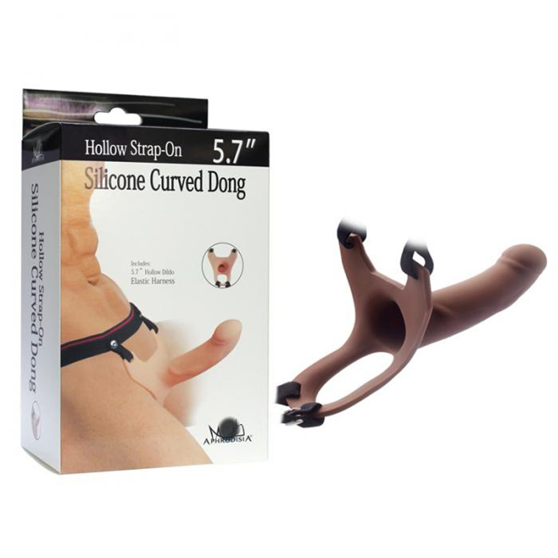 5.7 Inch Wearable Hallow Dildo - 30mm Extension
