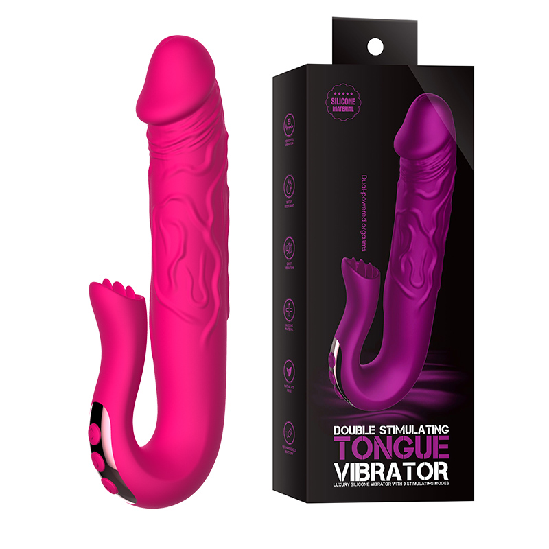 Doule Stimulation Vibrating Dildo - Poseidon