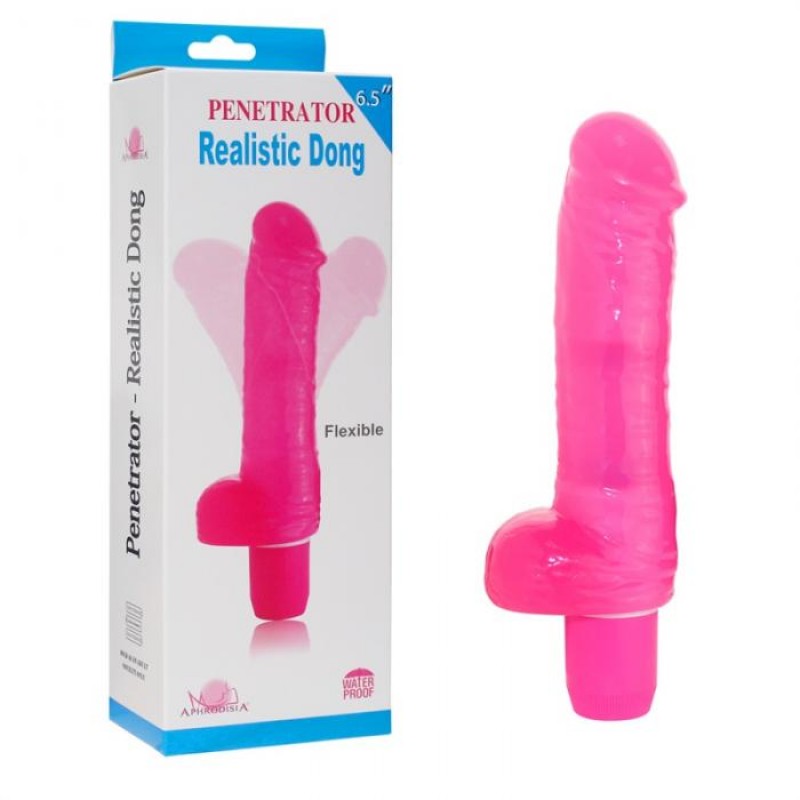Penetrator - 6.5 Inch Vibrating Realistic Dildo