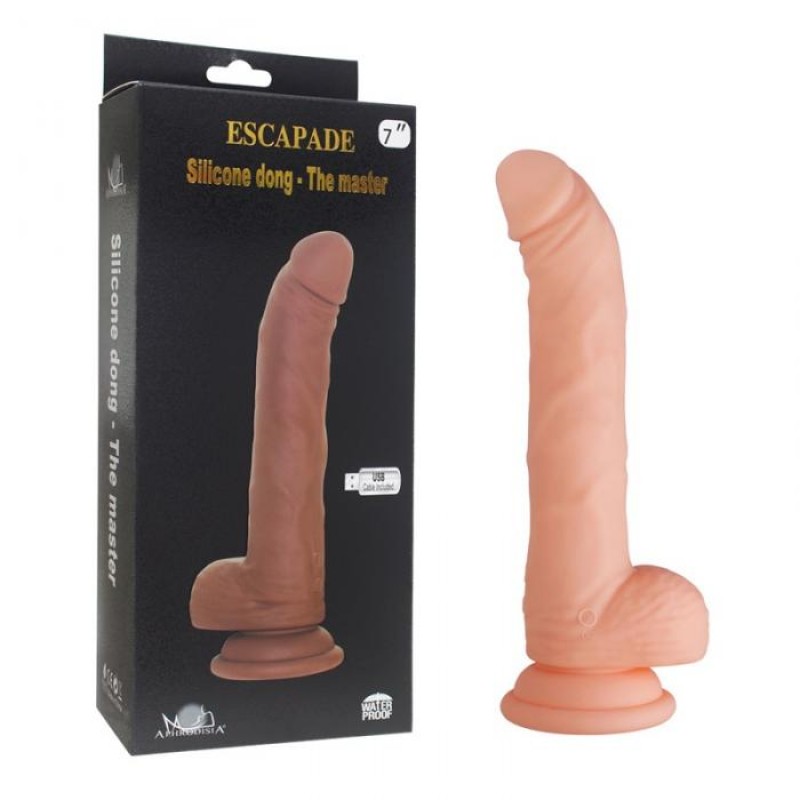 The Master - 10 Mode Vibrating and Rotating Dildo