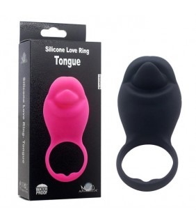 10 Mode Vibrating Cock Ring - Tougue