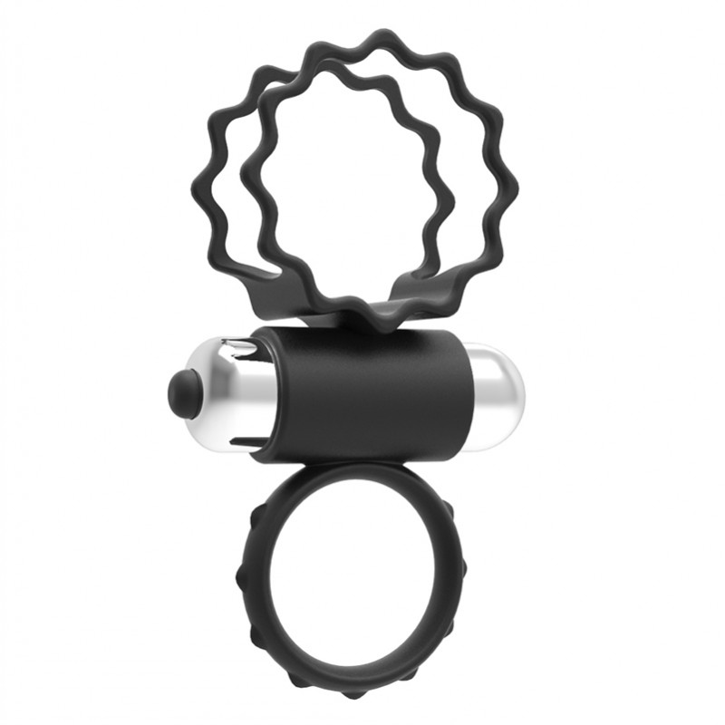 Three Rings Vibrating Cock Ring