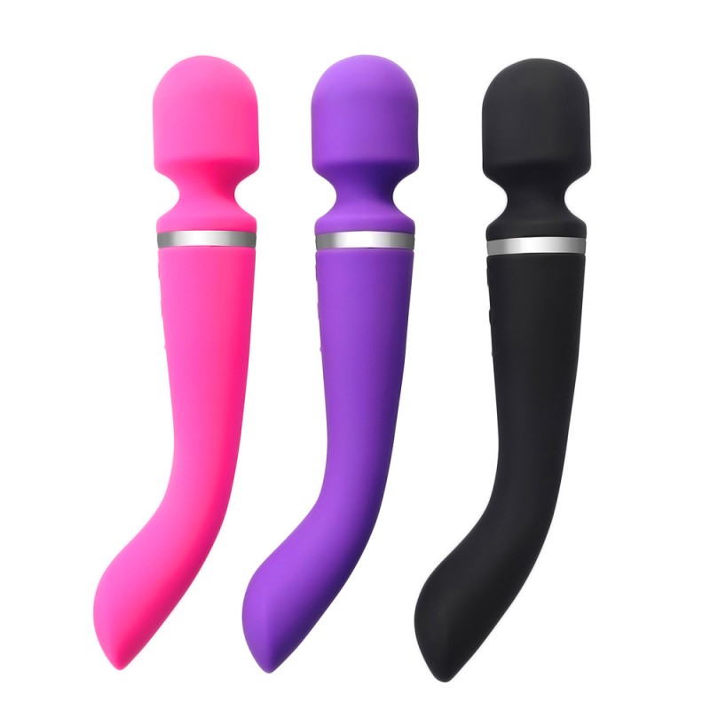 2 Motors Silicone Vibrating Wand