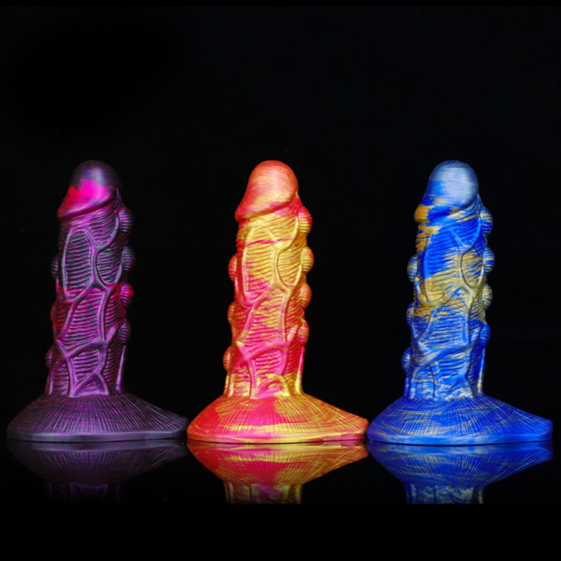 Mixcolor Silicone Dildo - Spike