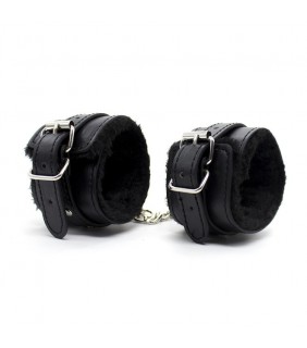 Fur Lined Leather Cuffs