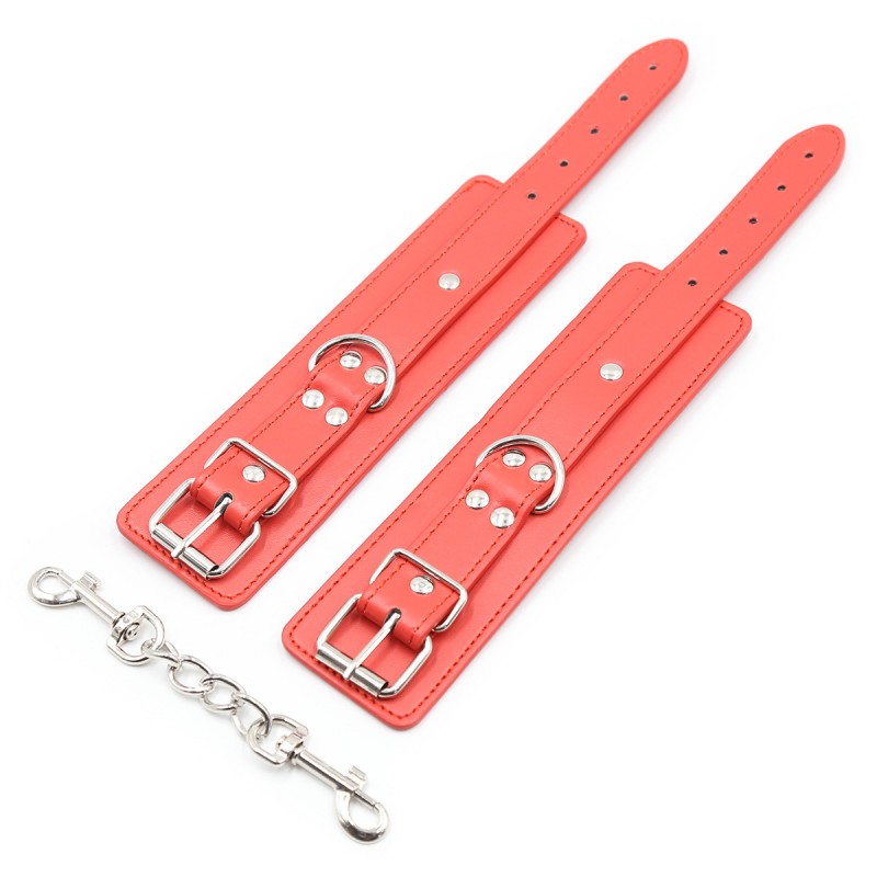 PU Leather Buckle Cuffs