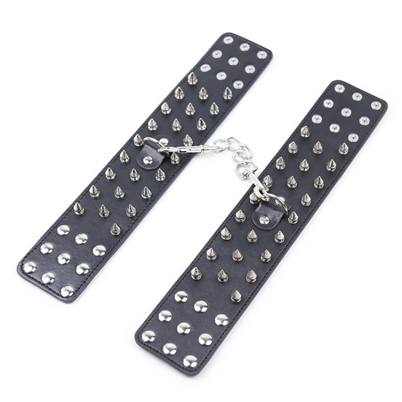 Spiked PU Cuffs