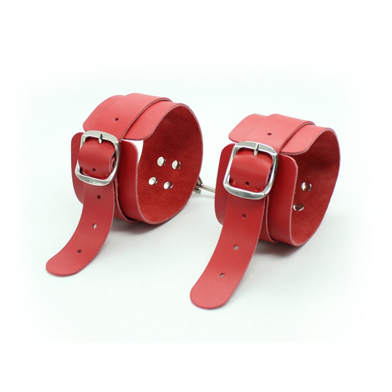 Genuine Leather Buckle Hand and Ankle Cuffs Genuine Leather Buckle Hand and Ankle Cuffs