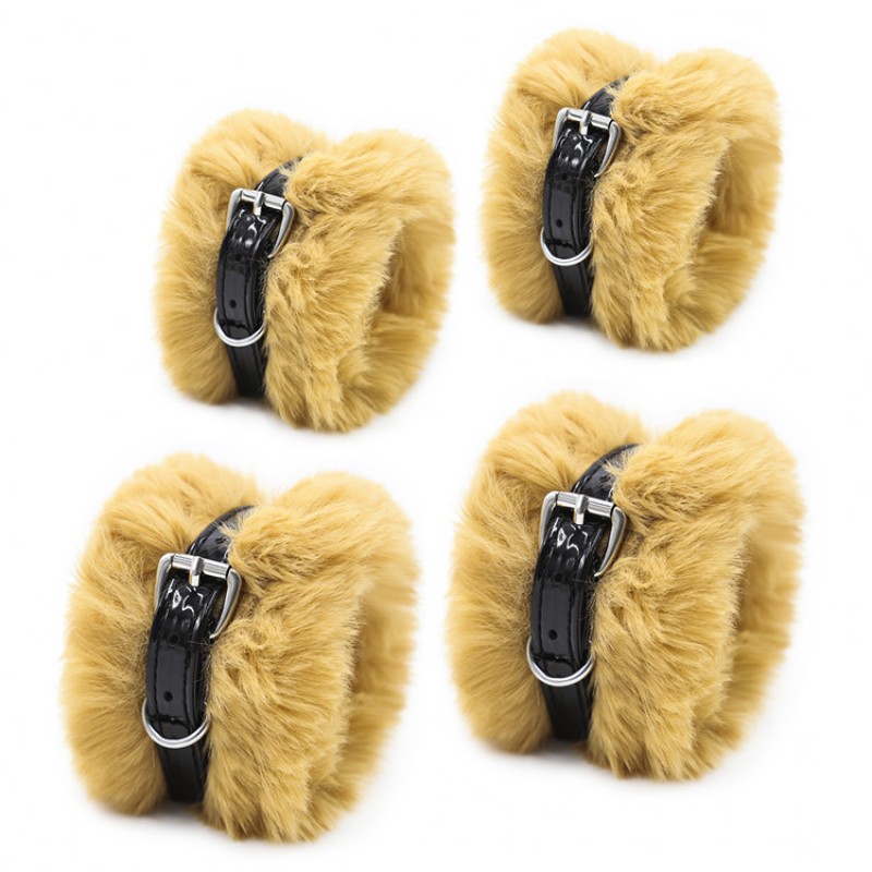 Plush Leather Cuffs Plush Leather Cuffs